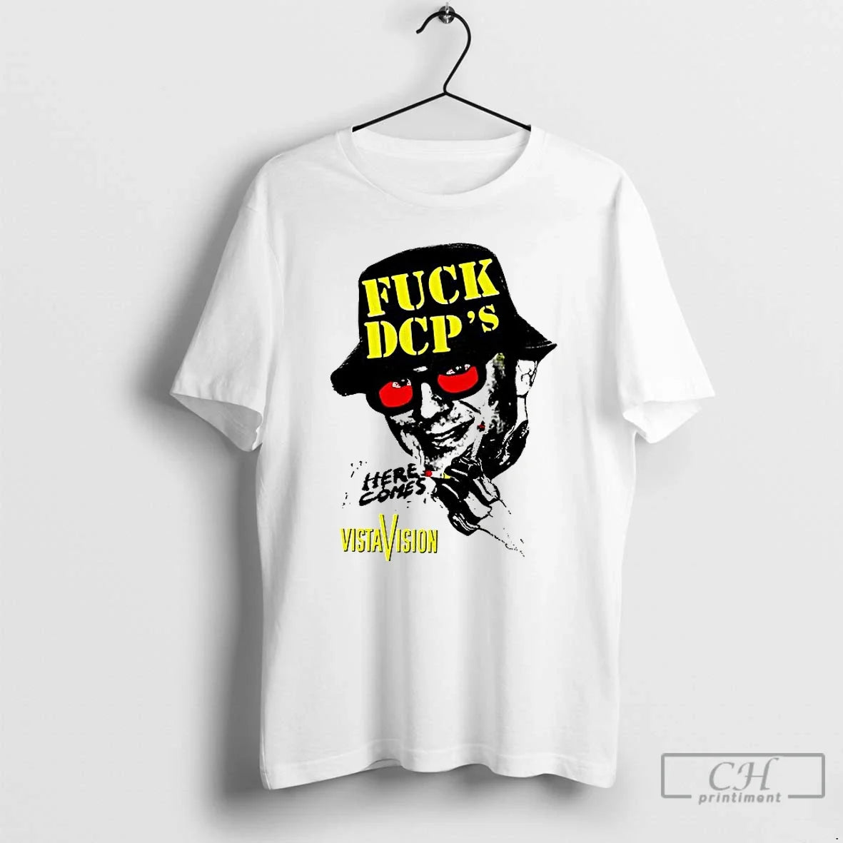 Premium Fuck Dcps Vista Vision T Shirts Unisex T-shirt, Sweatshirt, Hoodie, Long Sleeve Tee - T-Shirt, Sweatshirt, Hoodie