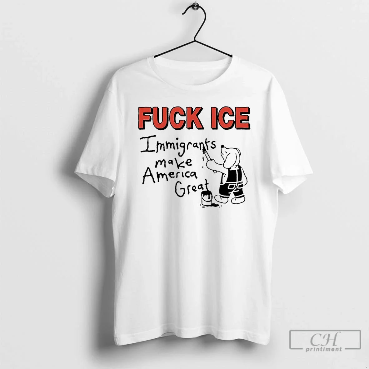 Fuck Ice Immigrants Make America Great T-Shirts, Hoodie, Sweatshirt - T-Shirt, Sweatshirt, Hoodie