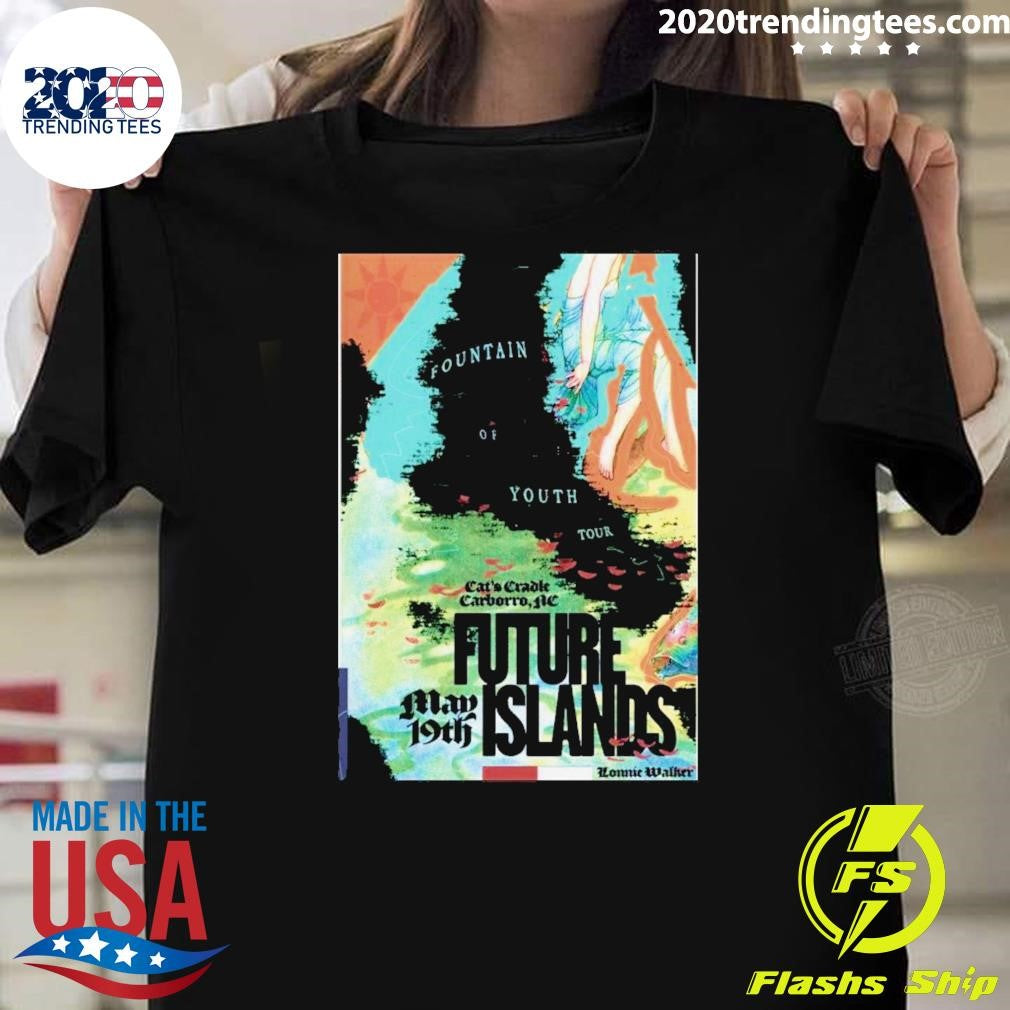 Premium Future Islands Carrboro Nc 5 19 2026 Poster Shirt Unisex T-shirt, Sweatshirt, Hoodie, Long Sleeve Tee - T-Shirt, Sweatshirt, Hoodie
