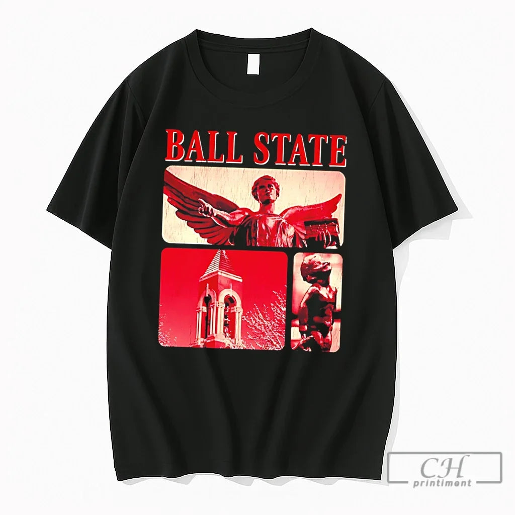 Premium Gameday Gear Black Ball State University Vintage Tee Unisex T-shirt, Sweatshirt, Hoodie, Long Sleeve Tee - T-Shirt, Sweatshirt, Hoodie