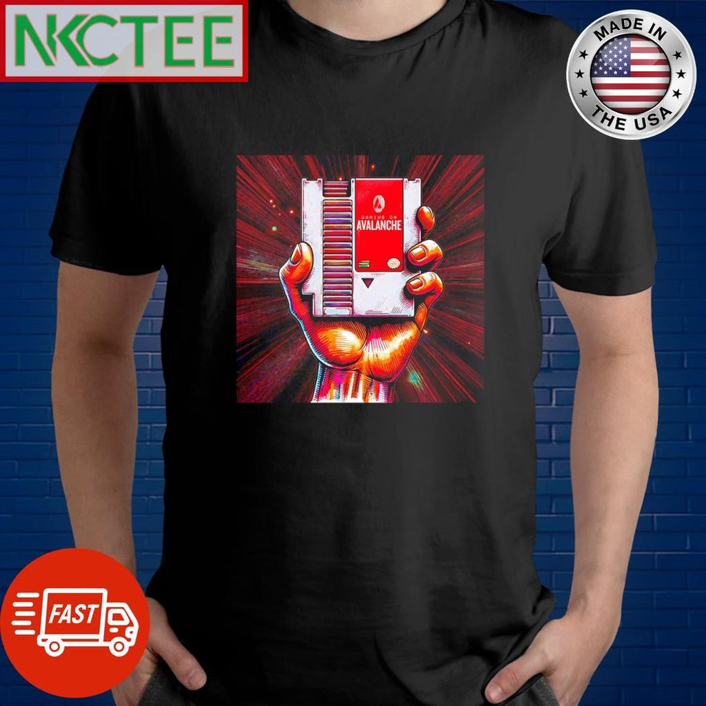 Premium Gaming on Avalanche hand paint shirt Unisex T-shirt, Sweatshirt, Hoodie, Long Sleeve Tee - T-Shirt, Sweatshirt, Hoodie