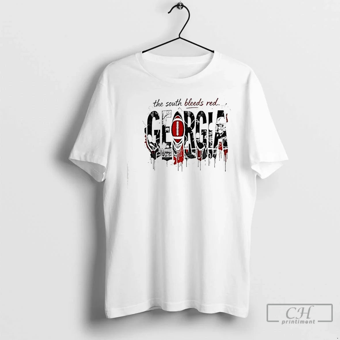 Georgia Bulldogs Football South Bleeds Red Lights T-Shirts, Hoodie, Sweatshirt - T-Shirt, Sweatshirt, Hoodie