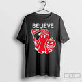 Premium Ghost Philadelphia Phillies Mlb Baseball Believe Pumpkin Halloween T Shirts Unisex T-shirt, Sweatshirt, Hoodie, Long Sleeve Tee - T-Shirt, Sweatshirt, Hoodie