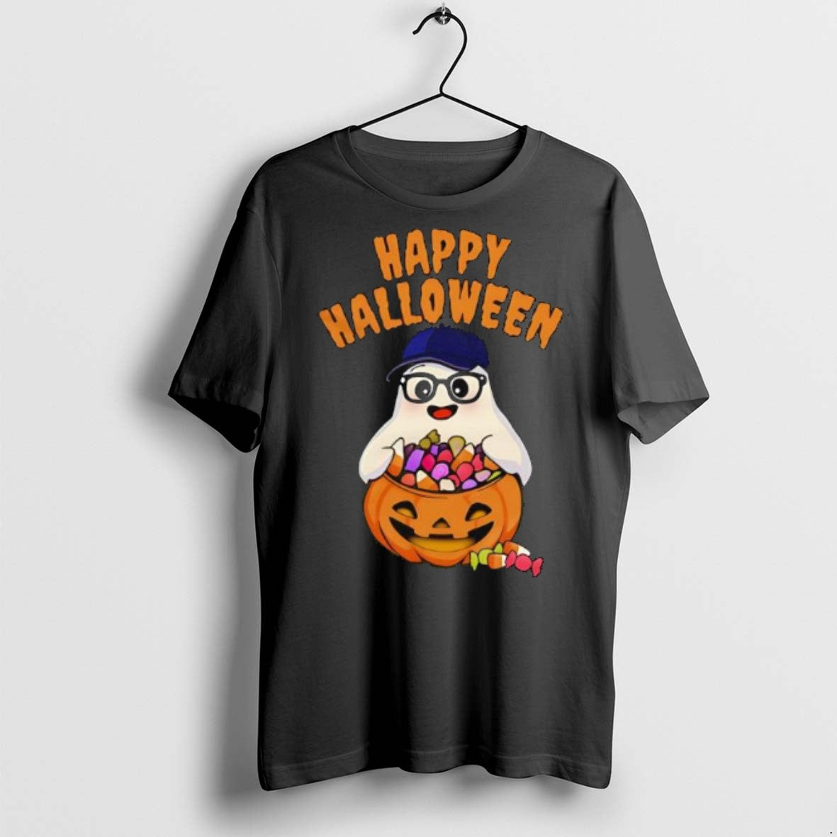 Premium Ghost Trick Or Treat Vibes Halloween T Shirts Unisex T-shirt, Sweatshirt, Hoodie, Long Sleeve Tee - T-Shirt, Sweatshirt, Hoodie