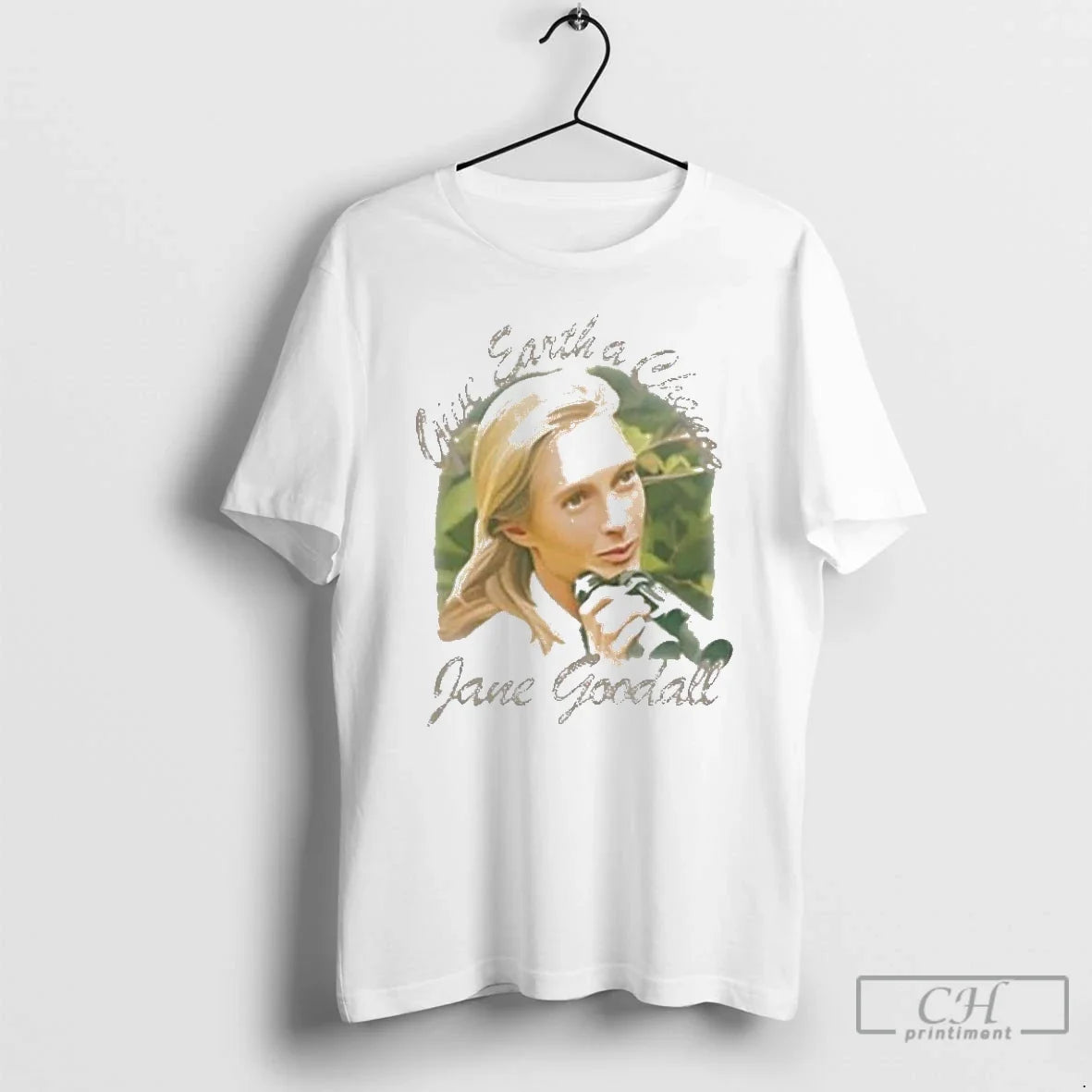Premium Give Earth A Chance Jane Goodall T Shirts Unisex T-shirt, Sweatshirt, Hoodie, Long Sleeve Tee - T-Shirt, Sweatshirt, Hoodie
