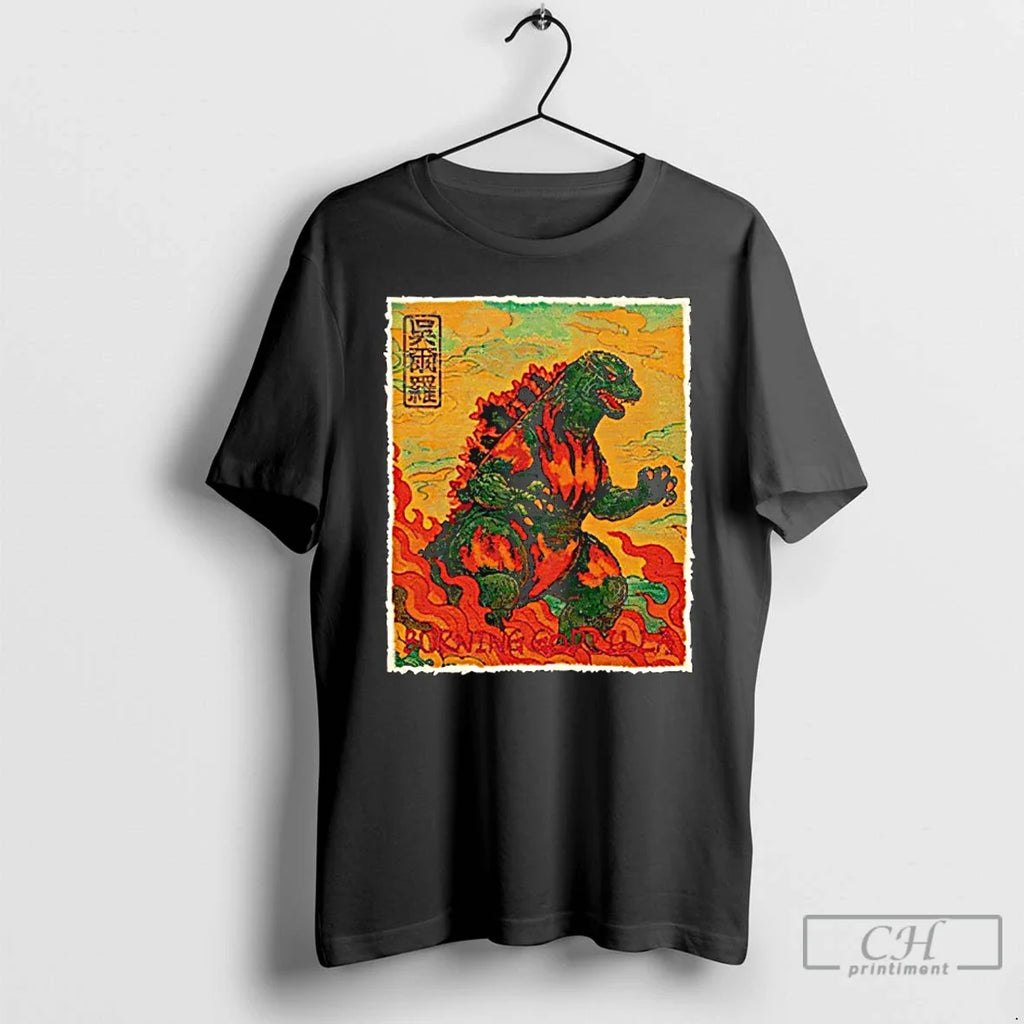 Godzilla Vs Destoroyah 30th Anniversary Scene Illustration T-Shirts, Hoodie, Sweatshirt - T-Shirt, Sweatshirt, Hoodie