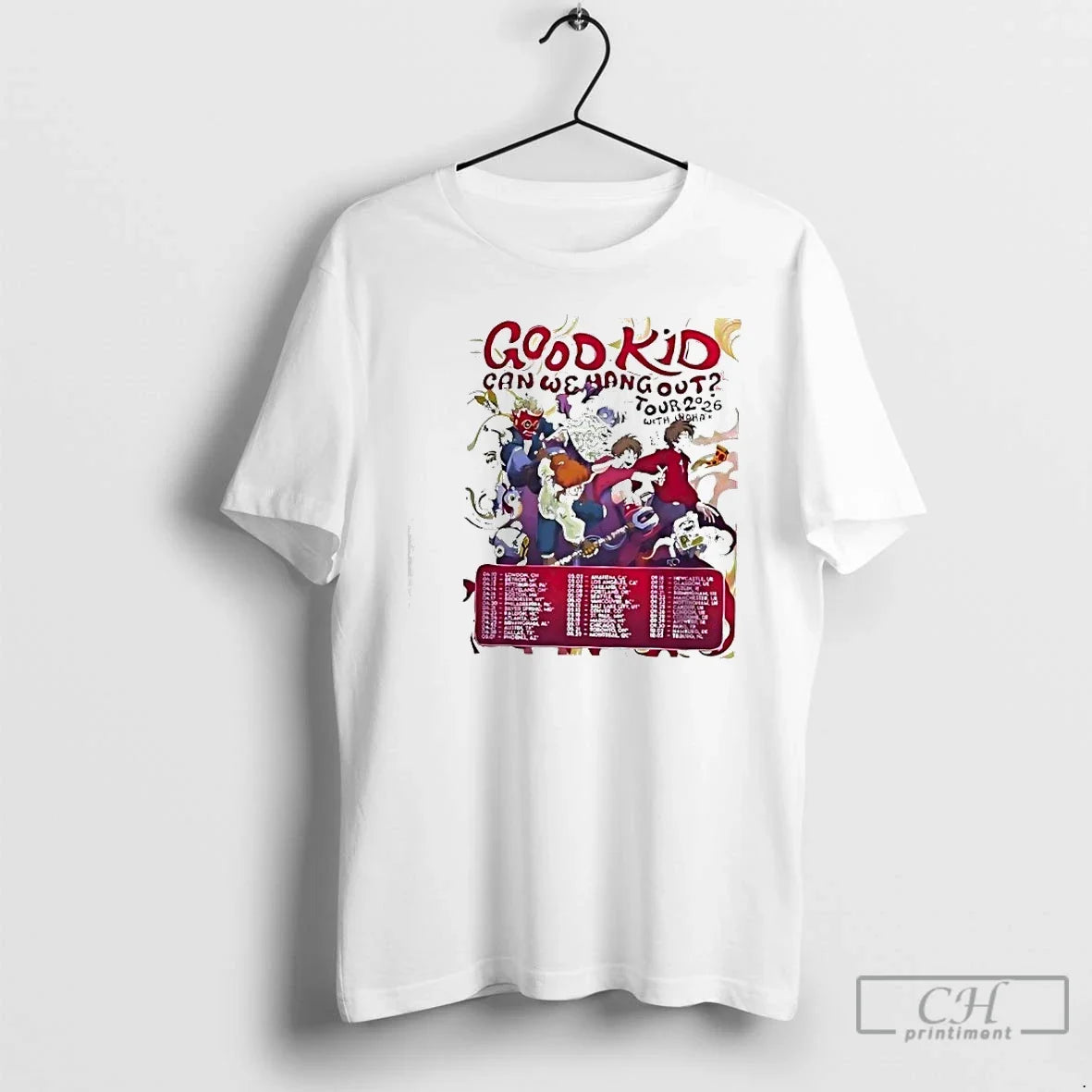 Good Kid Band Can We Hang Out Tour 2026 Dates T-Shirts, Hoodie, Sweatshirt - T-Shirt, Sweatshirt, Hoodie