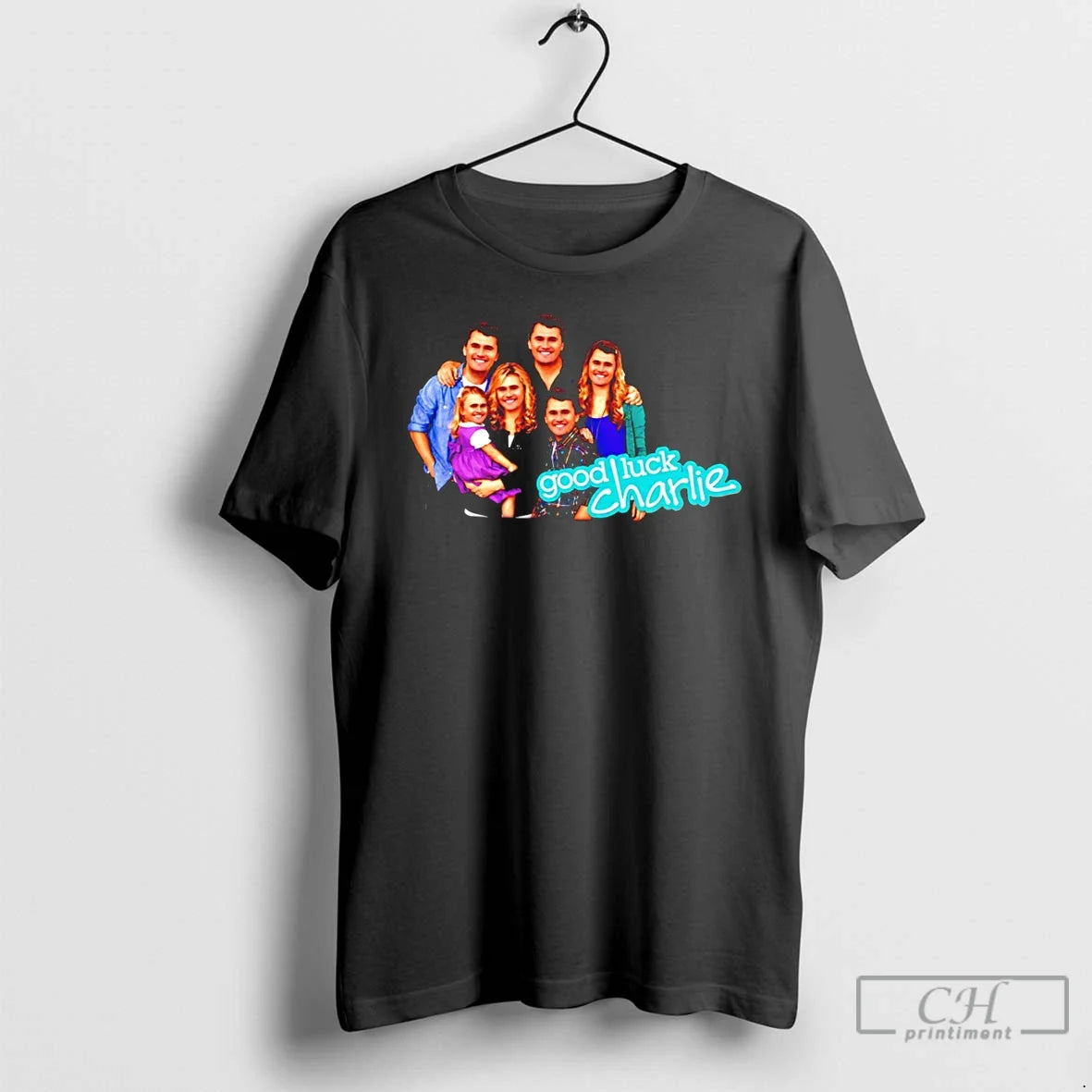 Premium Goodluck Charlie Family Funny Tee Unisex T-shirt, Sweatshirt, Hoodie, Long Sleeve Tee - T-Shirt, Sweatshirt, Hoodie