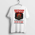 Premium Government Shutdown Tour 2025 Past Shutdowns Tour Dates 1995 21 Days 2013 16 Days Unisex T-shirt, Sweatshirt, Hoodie, Long Sleeve Tee - T-Shirt, Sweatshirt, Hoodie