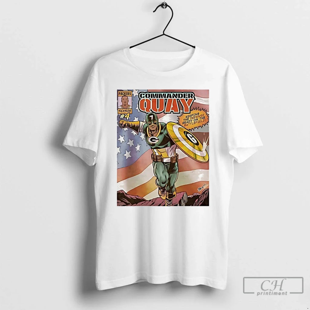 Green Bay Packers Commander Quay Walker T-Shirts, Hoodie, Sweatshirt - T-Shirt, Sweatshirt, Hoodie