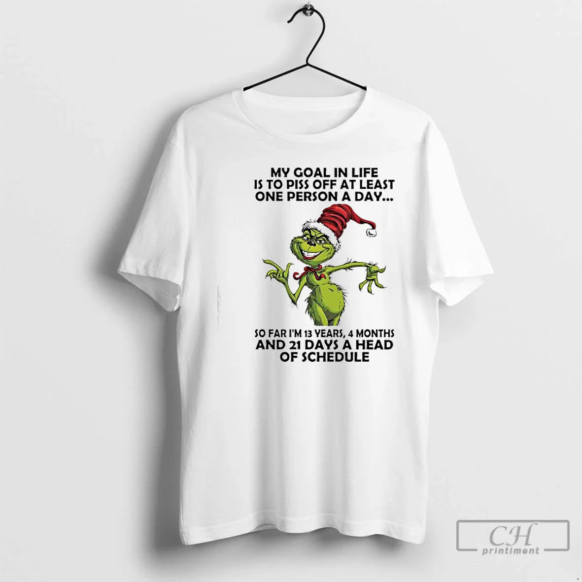 Grinch Goal Life Is Piss Off Least One Person Day T-Shirts, Hoodie, Sweatshirt - T-Shirt, Sweatshirt, Hoodie