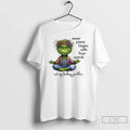Grinch Yoga Inner Peace Begins Four Words Not My Fucking Problem T-Shirts, Hoodie, Sweatshirt - T-Shirt, Sweatshirt, Hoodie