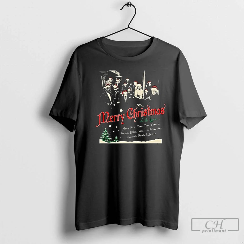 Premium Hans Gruber Merry Christmas With Love Long Sleve T Shirts Unisex T-shirt, Sweatshirt, Hoodie, Long Sleeve Tee - T-Shirt, Sweatshirt, Hoodie