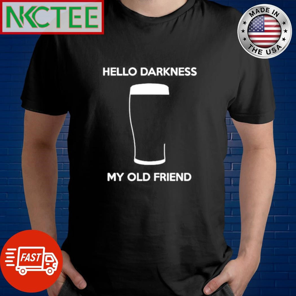 Premium Hello Darkness My Old Friend shirt Unisex T-shirt, Sweatshirt, Hoodie, Long Sleeve Tee - T-Shirt, Sweatshirt, Hoodie