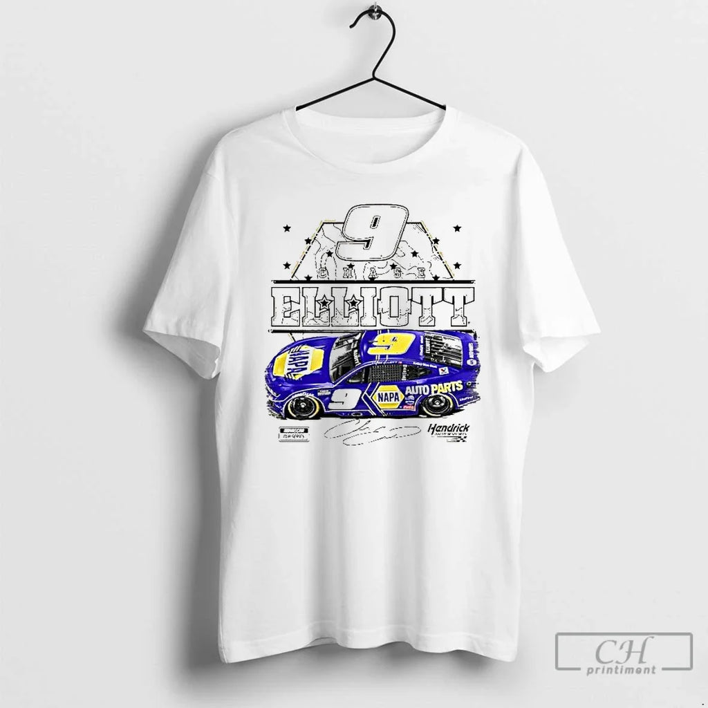 Premium Hendrick Motorsports Team Collection Tan Chase Elliott Napa Car T Shirts Unisex T-shirt, Sweatshirt, Hoodie, Long Sleeve Tee - T-Shirt, Sweatshirt, Hoodie