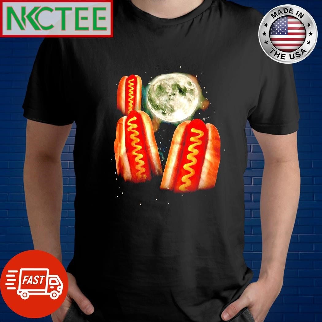 Premium Hot Dogs Moon shirt Unisex T-shirt, Sweatshirt, Hoodie, Long Sleeve Tee - T-Shirt, Sweatshirt, Hoodie