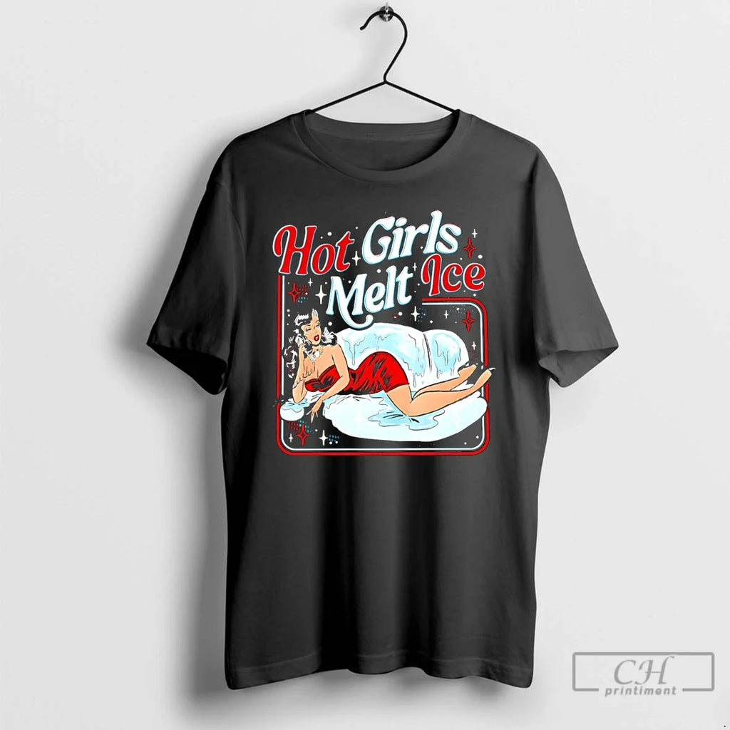 Premium Hot Girls Melt Ice No One Is Illegal Unisex T-shirt, Sweatshirt, Hoodie, Long Sleeve Tee - T-Shirt, Sweatshirt, Hoodie