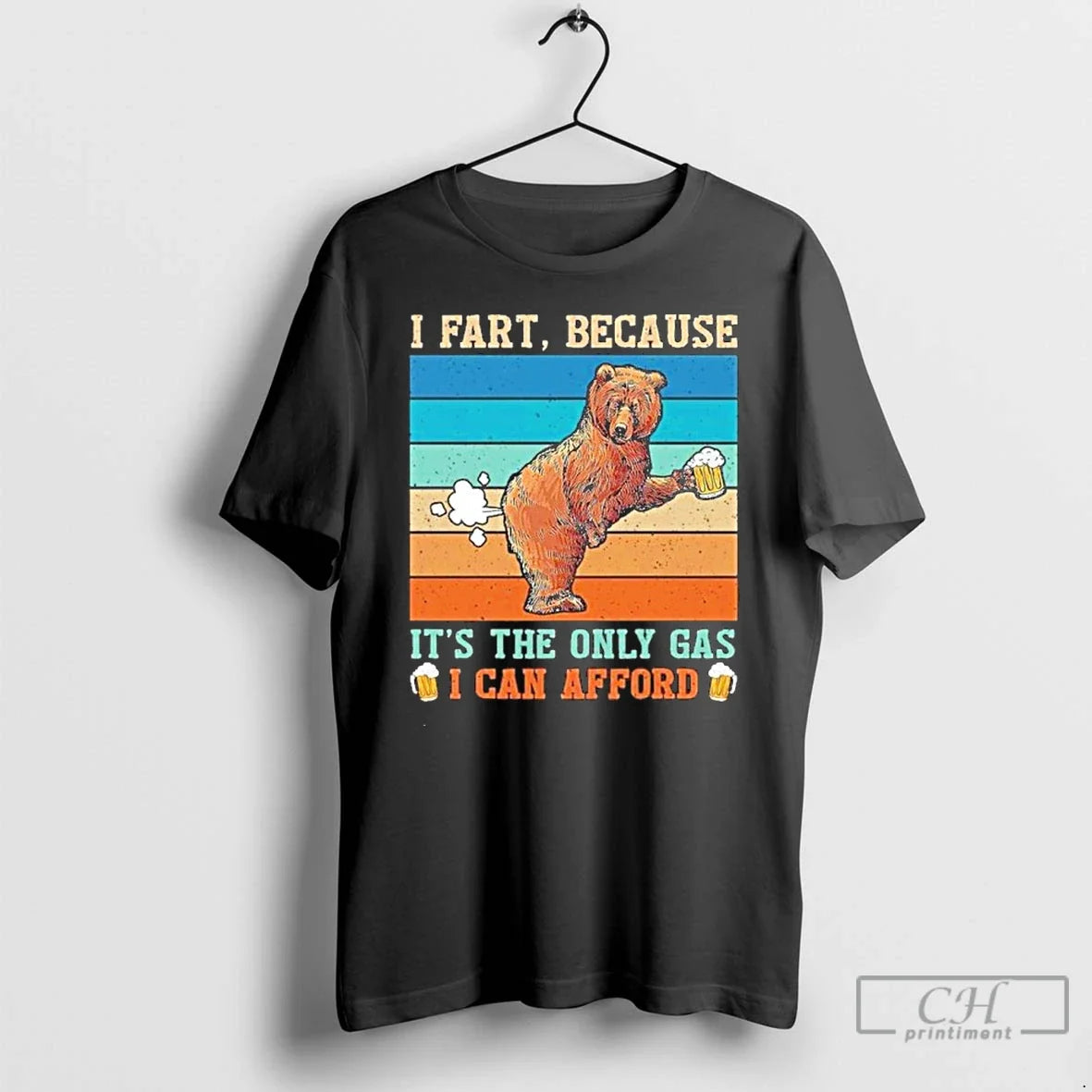 Premium I Fart Because Its The Only Gas I Can Afford Bear Vintage T Shirts Unisex T-shirt, Sweatshirt, Hoodie, Long Sleeve Tee - T-Shirt, Sweatshirt, Hoodie