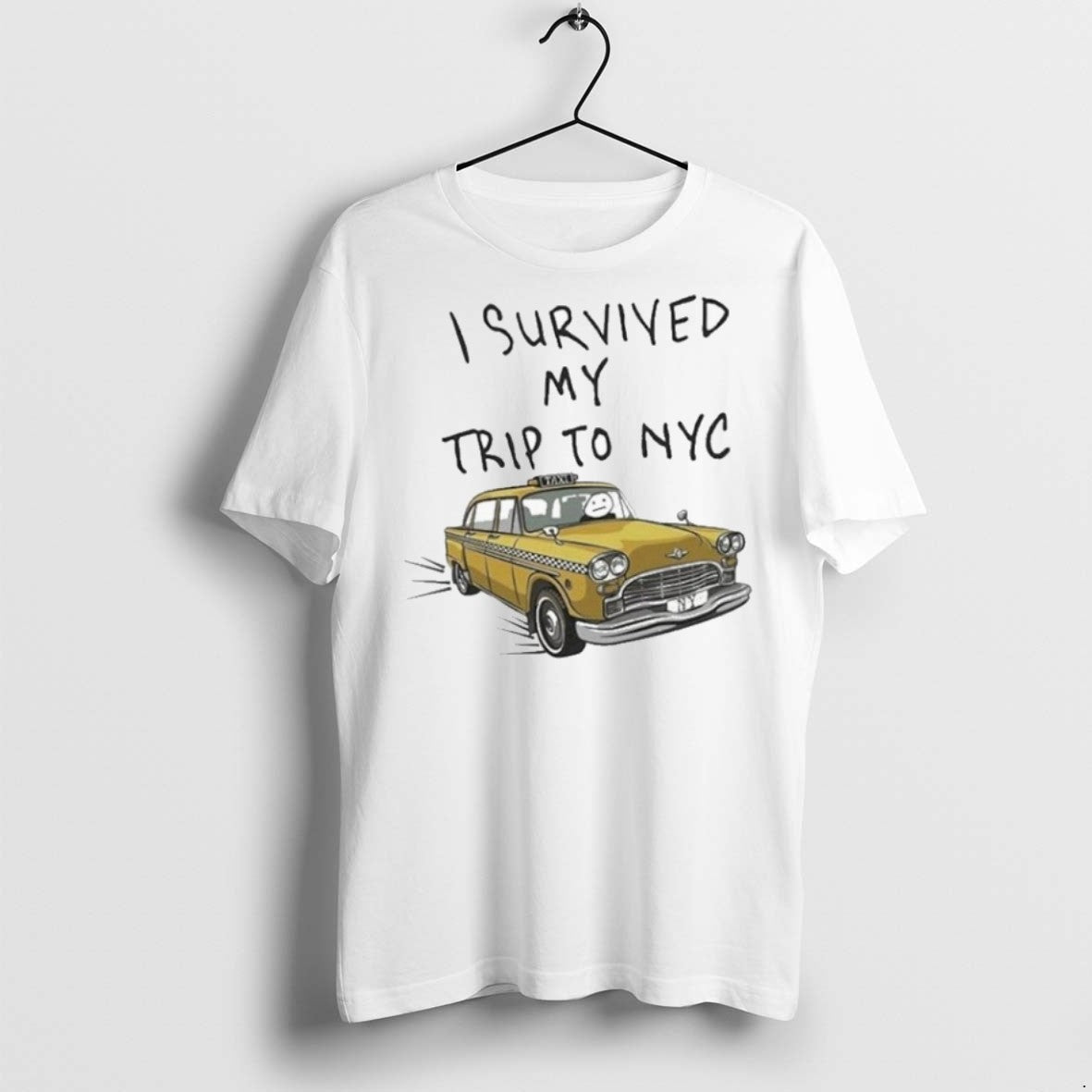 Premium I Survived My Trip To Nyc T Shirts Unisex T-shirt, Sweatshirt, Hoodie, Long Sleeve Tee - T-Shirt, Sweatshirt, Hoodie