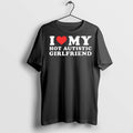 Premium I Love My Hot Autistic Girlfriend Ornaments T Shirts Unisex T-shirt, Sweatshirt, Hoodie, Long Sleeve Tee - T-Shirt, Sweatshirt, Hoodie