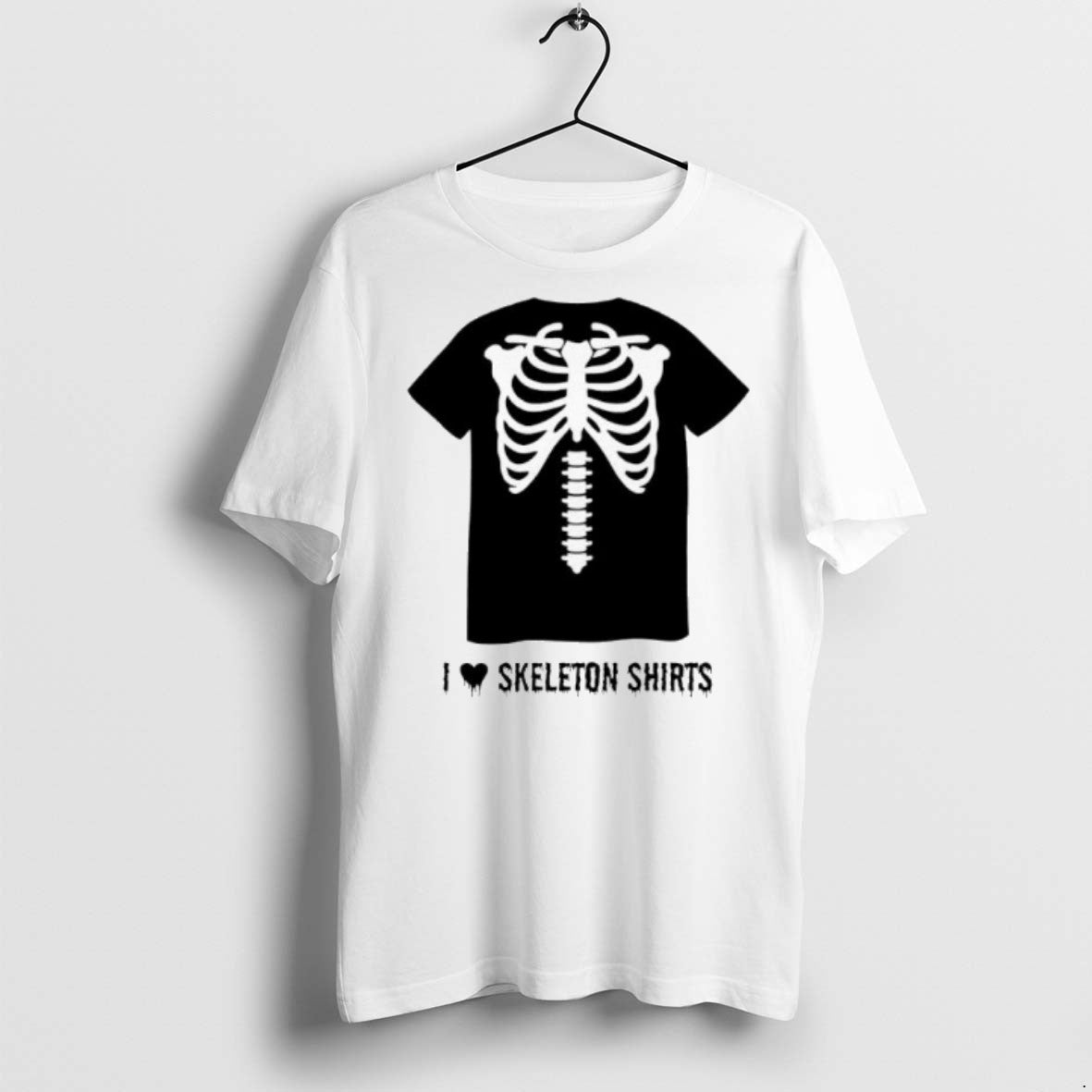 Premium I Love Skeleton Shirts Heart T Shirts Unisex T-shirt, Sweatshirt, Hoodie, Long Sleeve Tee - T-Shirt, Sweatshirt, Hoodie