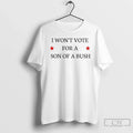 I Wont Vote Son Bush T-Shirts, Hoodie, Sweatshirt - T-Shirt, Sweatshirt, Hoodie