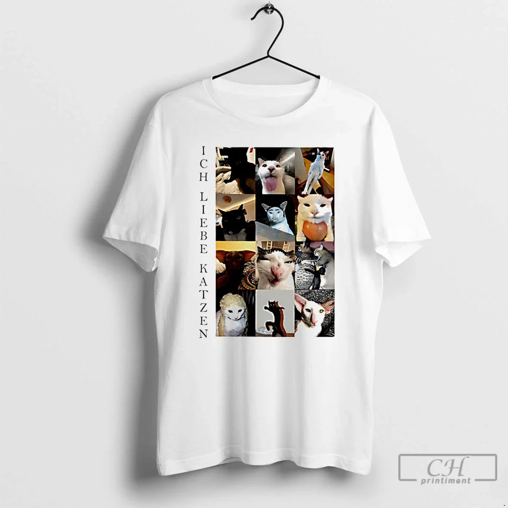 Ich Liebe Katzen Cat Funny T-Shirts, Hoodie, Sweatshirt - T-Shirt, Sweatshirt, Hoodie