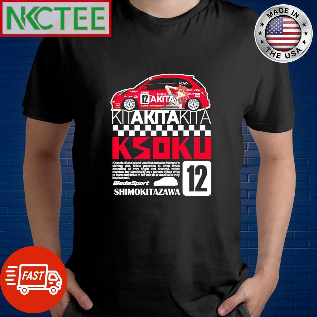 Premium Ikuyo Akita 12 car shirt Unisex T-shirt, Sweatshirt, Hoodie, Long Sleeve Tee - T-Shirt, Sweatshirt, Hoodie