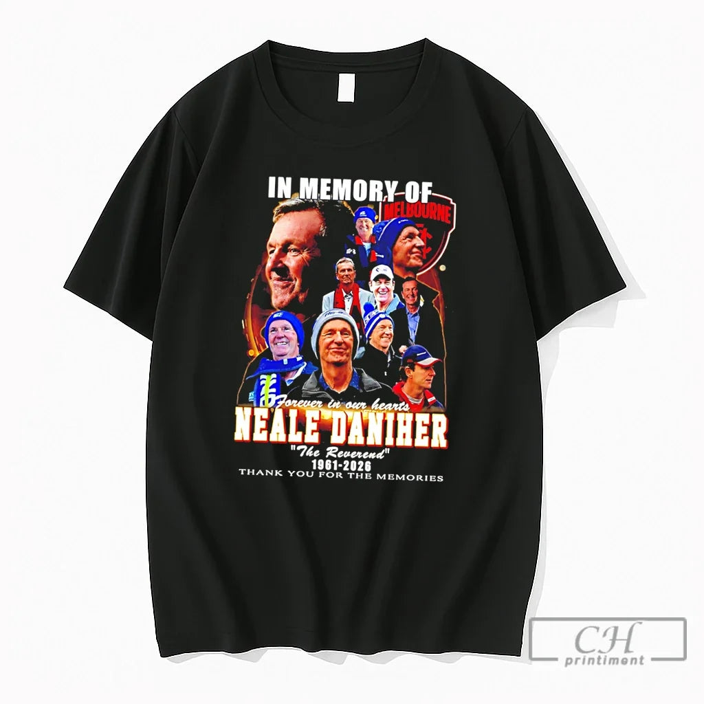 Premium In Memory Of Neale Daniher 1961 2026 The Reverend Thank You Tee T Shirts Unisex T-shirt, Sweatshirt, Hoodie, Long Sleeve Tee - T-Shirt, Sweatshirt, Hoodie