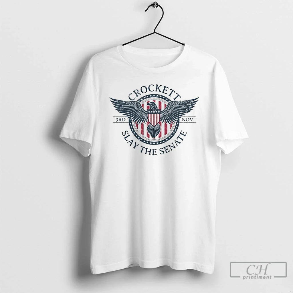 Jasmine Crockett Slay Senate Democrat Election Season Logo T-Shirts, Hoodie, Sweatshirt - T-Shirt, Sweatshirt, Hoodie