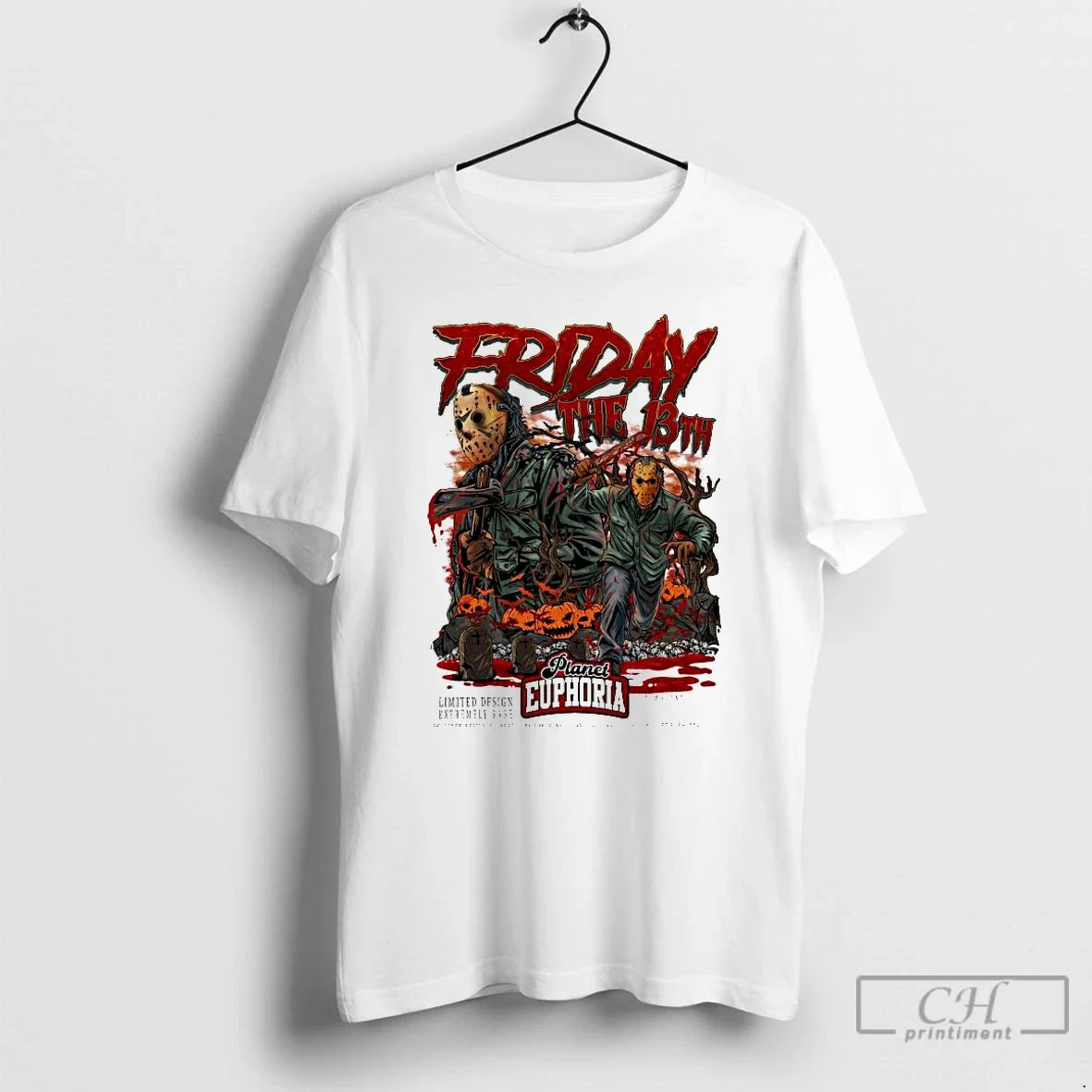 Premium Jason Vorheers Friday The 13th Jv Halloween 2025 T Shirts Unisex T-shirt, Sweatshirt, Hoodie, Long Sleeve Tee - T-Shirt, Sweatshirt, Hoodie