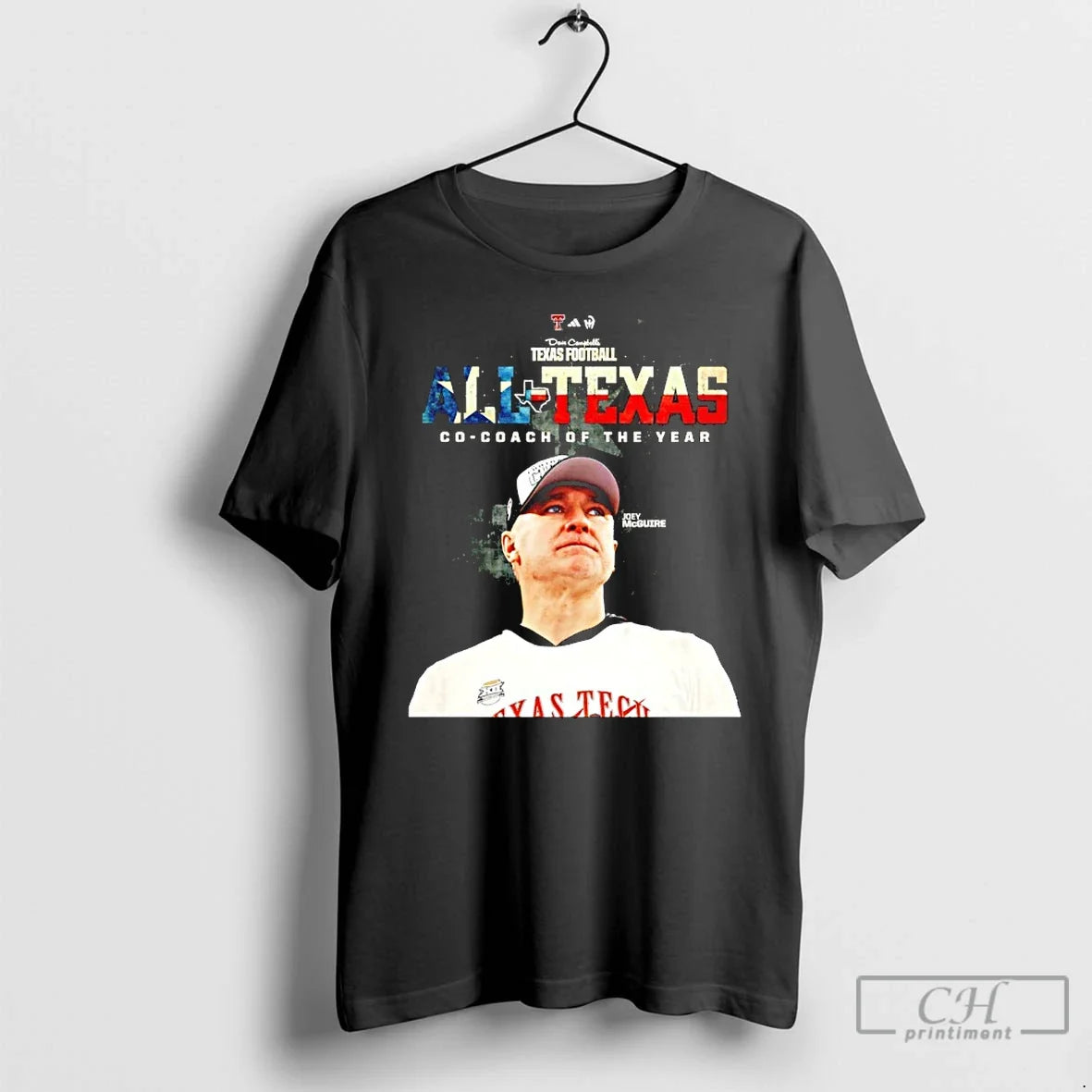 Joey Mcguire Texas Tech Football All Texas Co Coach Year T-Shirts, Hoodie, Sweatshirt - T-Shirt, Sweatshirt, Hoodie