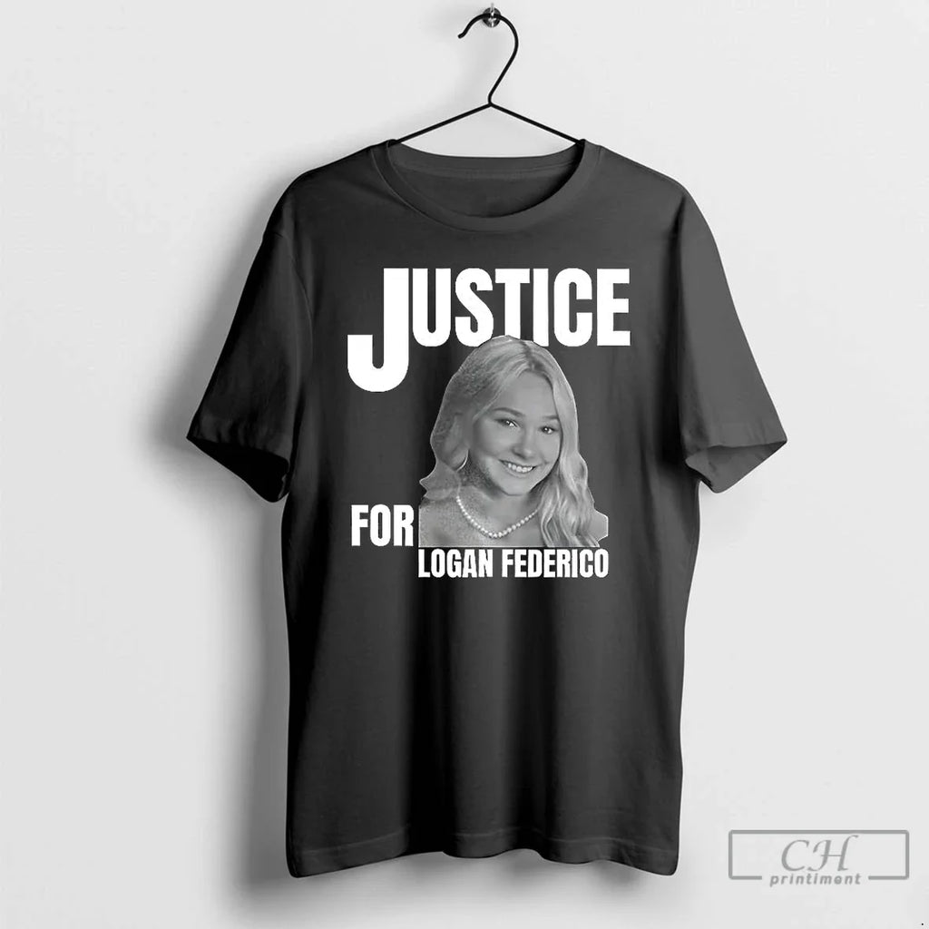 Premium Justice For Logan Federico T Shirts Unisex T-shirt, Sweatshirt, Hoodie, Long Sleeve Tee - T-Shirt, Sweatshirt, Hoodie