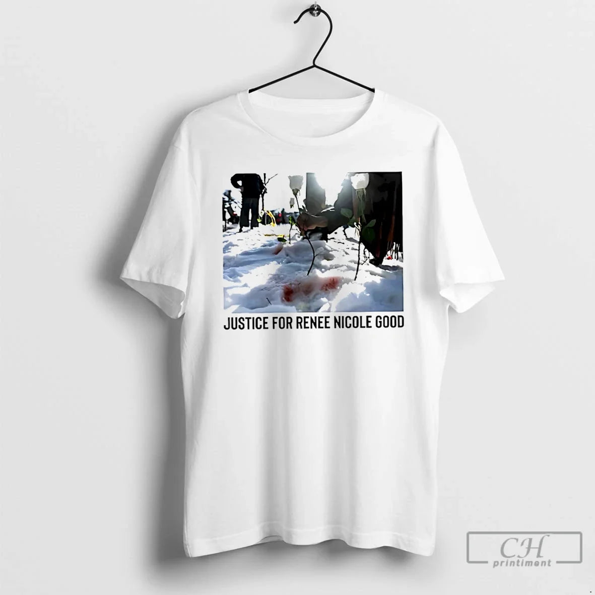 Justice Renee Nicole Good Minneapolis Protest Photo T-Shirts, Hoodie, Sweatshirt - T-Shirt, Sweatshirt, Hoodie