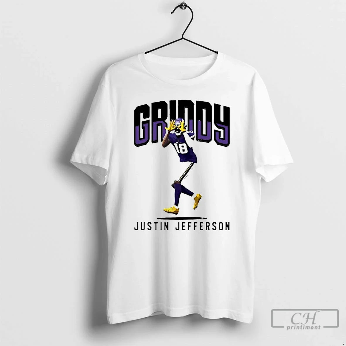 Justin Jefferson Griddy Signature T-Shirts, Hoodie, Sweatshirt - T-Shirt, Sweatshirt, Hoodie