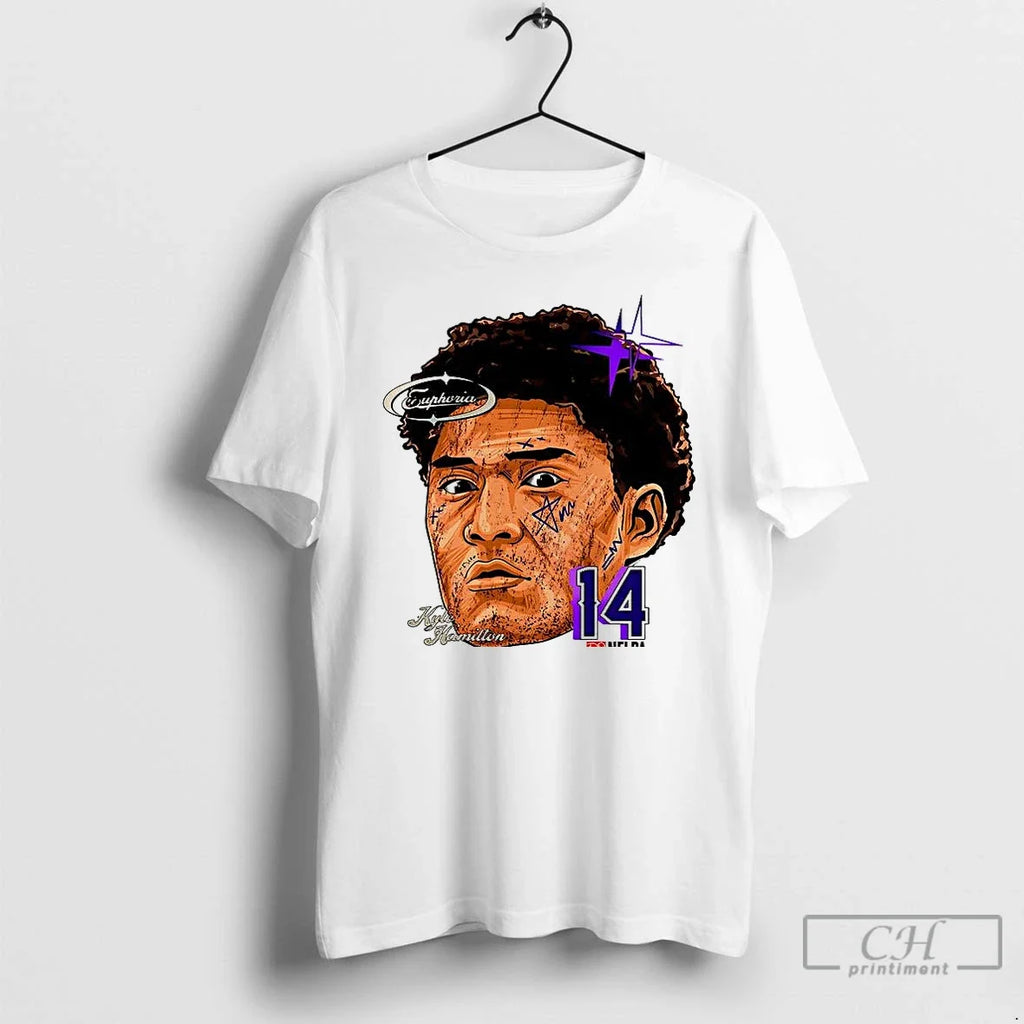 Premium Kyle Hamilton Baltimore Ravens Football Fat Head Number 14 T Shirts Unisex T-shirt, Sweatshirt, Hoodie, Long Sleeve Tee - T-Shirt, Sweatshirt, Hoodie