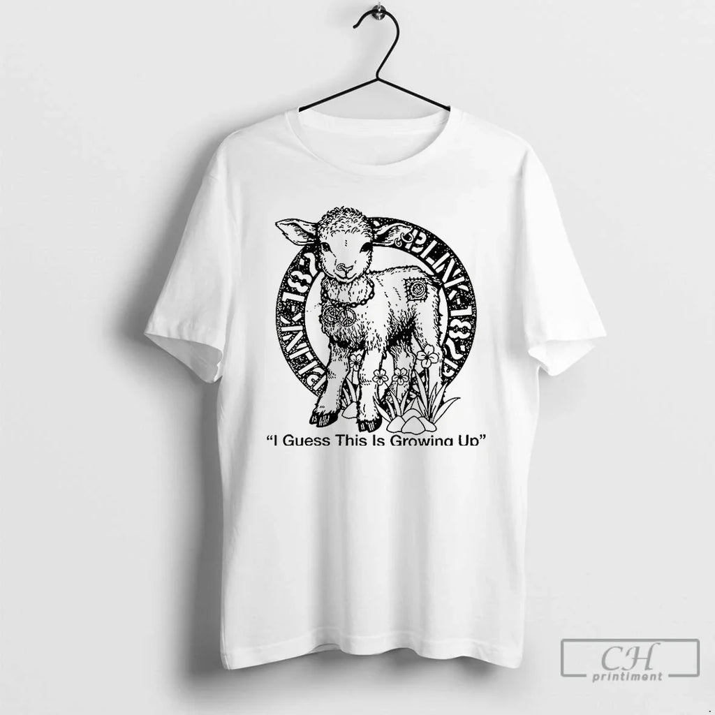 Premium Lamb Blink182 I Guess This Is Growing Up T Shirts Unisex T-shirt, Sweatshirt, Hoodie, Long Sleeve Tee - T-Shirt, Sweatshirt, Hoodie