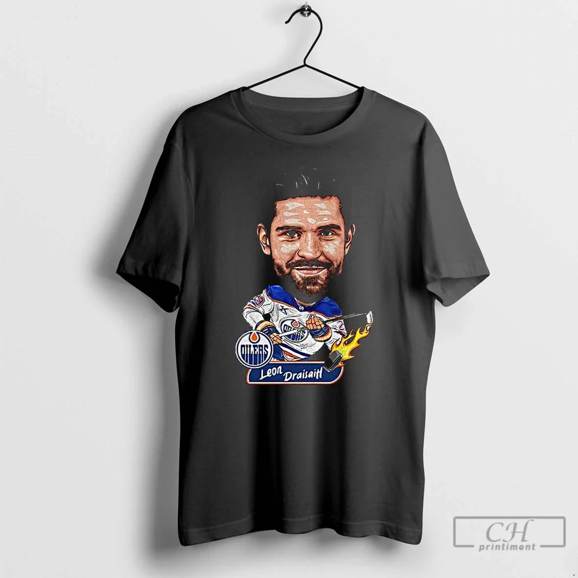 Leon Draisaitl Caricature Edmonton Oilers Hockey T-Shirts, Hoodie, Sweatshirt - T-Shirt, Sweatshirt, Hoodie
