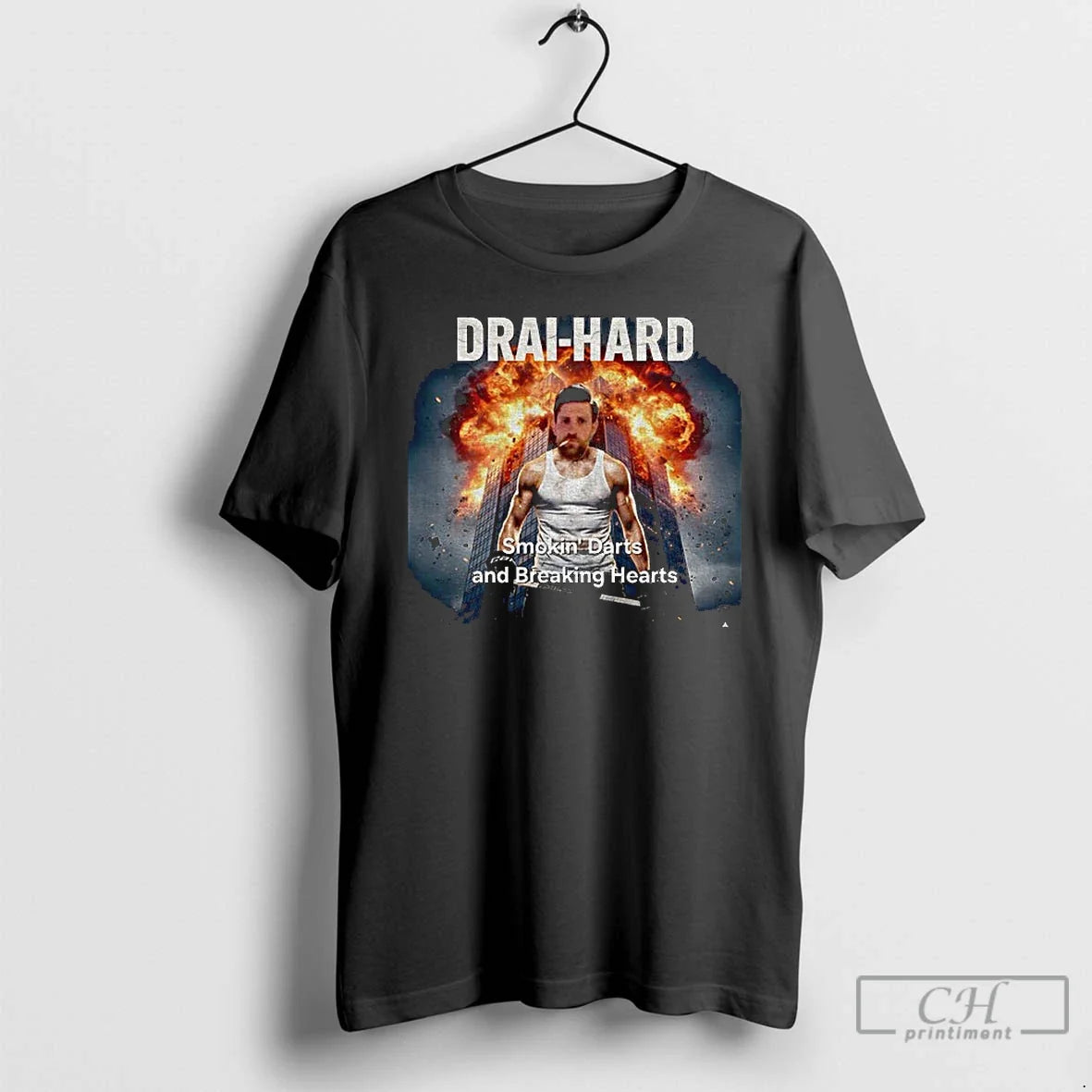 Leon Draisaitl Drai Hard Smokin Darts Breaking Hearts T-Shirts, Hoodie, Sweatshirt - T-Shirt, Sweatshirt, Hoodie