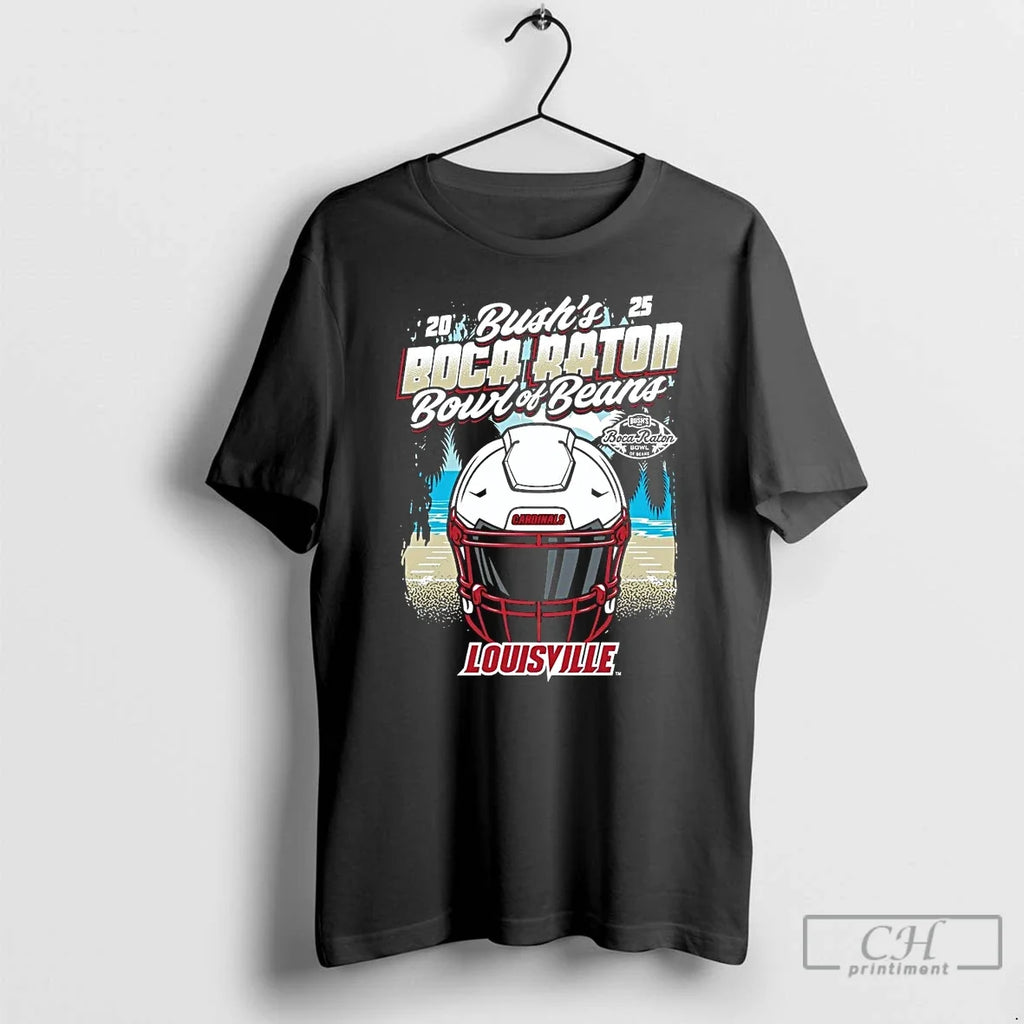 Louisville Cardinals 2025 Boca Raton Bowl Helmet T-Shirts, Hoodie, Sweatshirt - T-Shirt, Sweatshirt, Hoodie
