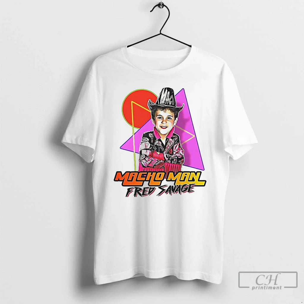 Premium Macho Man X Fred Savage Parody T Shirts Unisex T-shirt, Sweatshirt, Hoodie, Long Sleeve Tee - T-Shirt, Sweatshirt, Hoodie