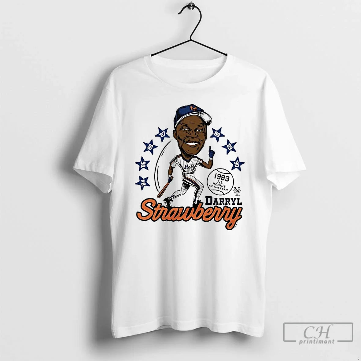 Mets Darryl Strawberry 1983 Nl Rookie Year Caricature T-Shirts, Hoodie, Sweatshirt - T-Shirt, Sweatshirt, Hoodie