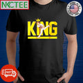 Premium Michael King crown Ace Pose throwing ball shirt Unisex T-shirt, Sweatshirt, Hoodie, Long Sleeve Tee - T-Shirt, Sweatshirt, Hoodie