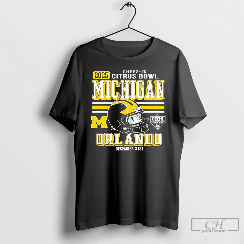 Michigan Wolverines 2025 Cheez Citrus Bowl T-Shirts, Hoodie, Sweatshirt - T-Shirt, Sweatshirt, Hoodie