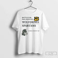 Premium Michigan Wolverines Vs Michigan State Spartans Battle For Paul Bunyan Food Drinks Traditions - T-Shirt, Sweatshirt, Hoodie