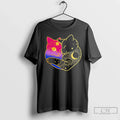 Premium Moon Heart Cat Bisexual Lgbt Pride Month Unisex T-shirt, Sweatshirt, Hoodie, Long Sleeve Tee - T-Shirt, Sweatshirt, Hoodie