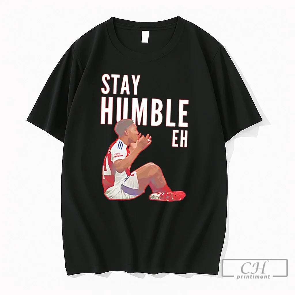 Premium Myles Lewis Skelly Stay Humble Eh Tee Unisex T-shirt, Sweatshirt, Hoodie, Long Sleeve Tee - T-Shirt, Sweatshirt, Hoodie