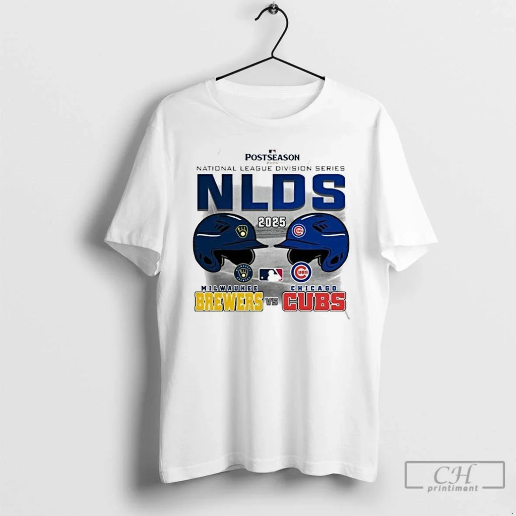 Premium Nlds Matchup 2025 Cubs Vs Brewers Postseason T Shirts Unisex T-shirt, Sweatshirt, Hoodie, Long Sleeve Tee - T-Shirt, Sweatshirt, Hoodie