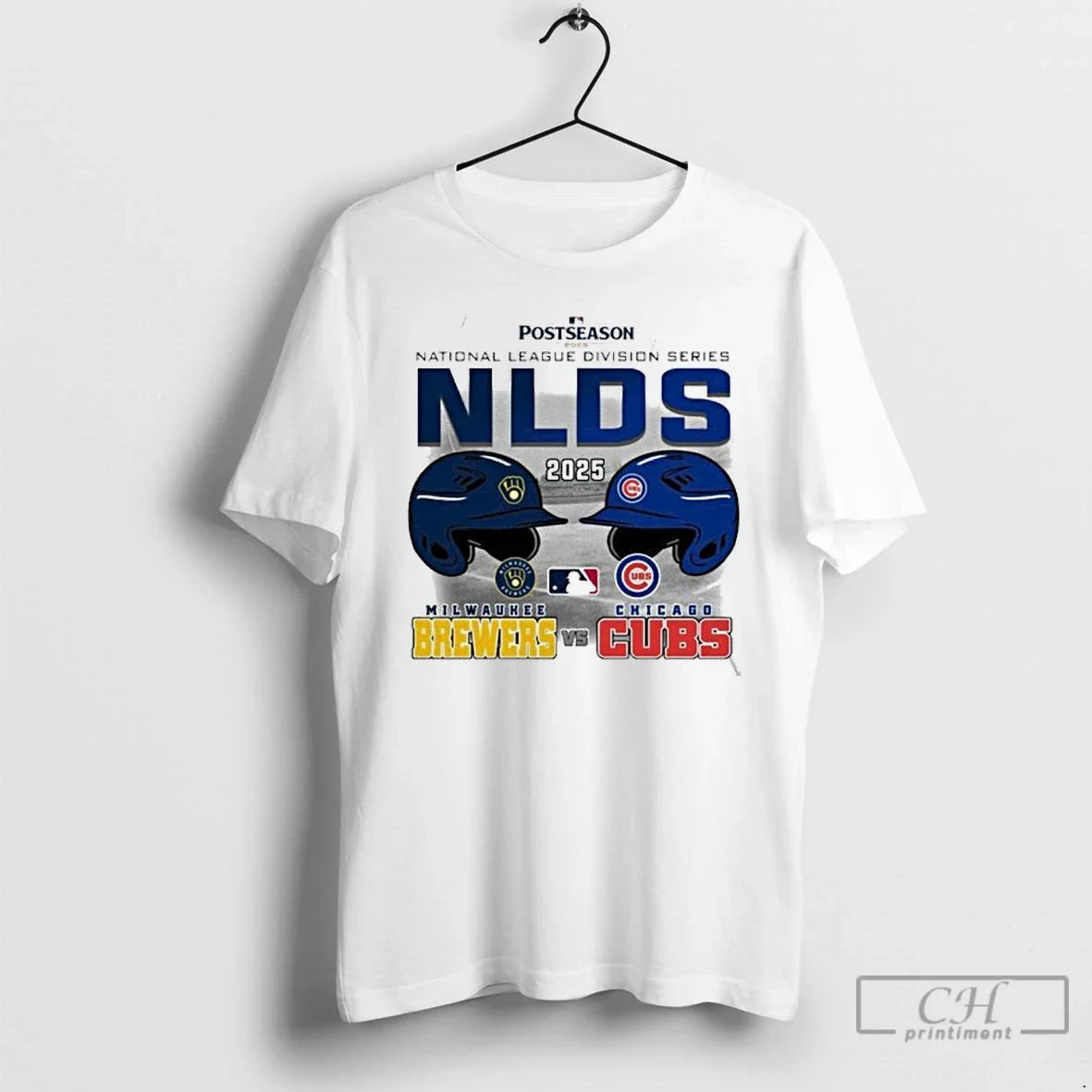 Premium Nlds Matchup 2025 Cubs Vs Brewers Postseason T Shirts Unisex T-shirt, Sweatshirt, Hoodie, Long Sleeve Tee - T-Shirt, Sweatshirt, Hoodie
