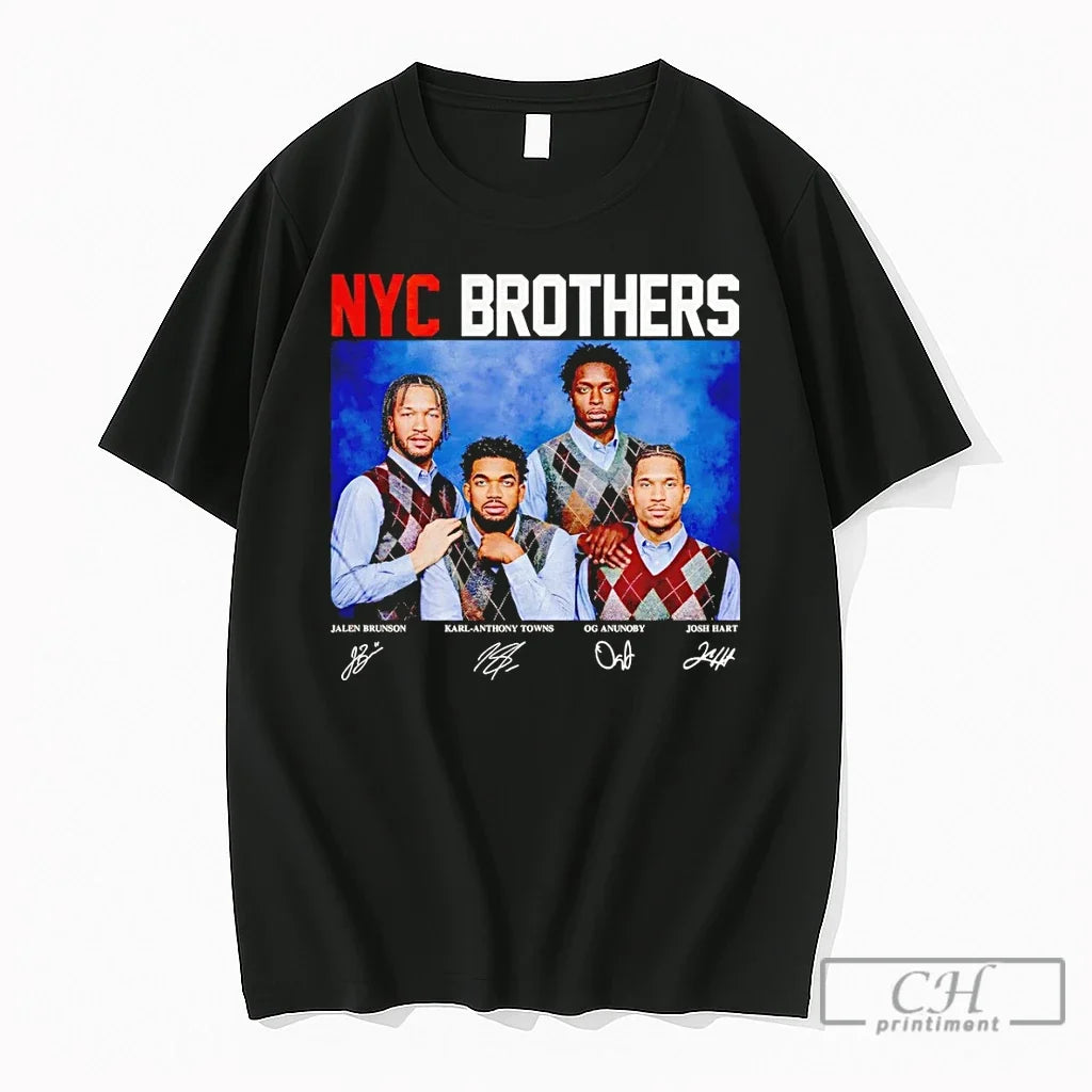 Premium Nyc Brothers Jalen Brunson Karl Josh Hart Og Anunoby Brothers Meme Vintage T Shirts - T-Shirt, Sweatshirt, Hoodie